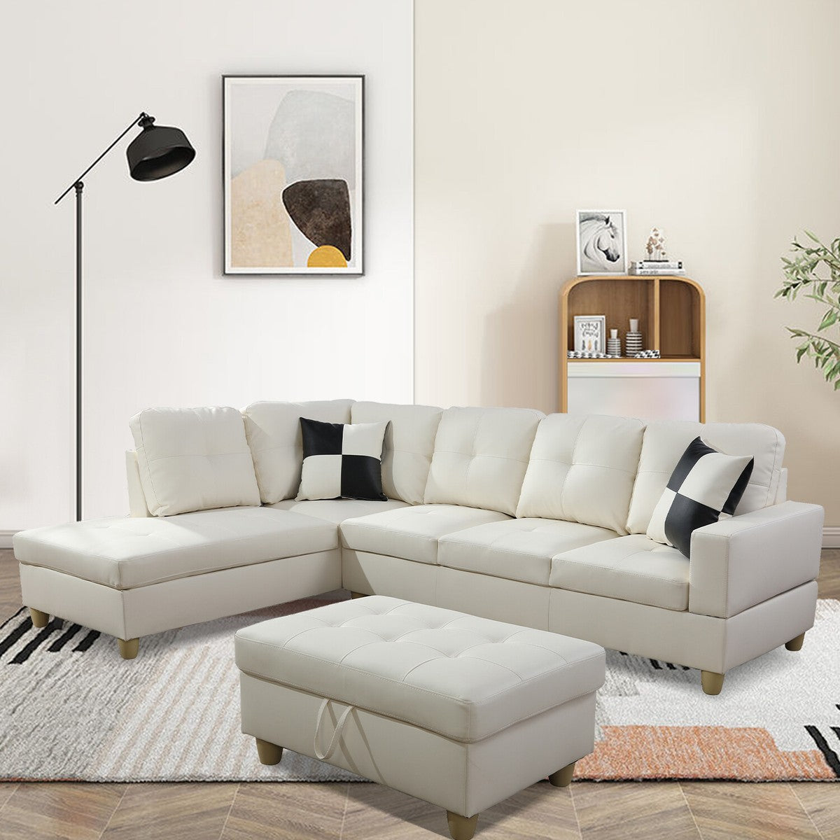 Modern Sectional Sofa – 3-Seater